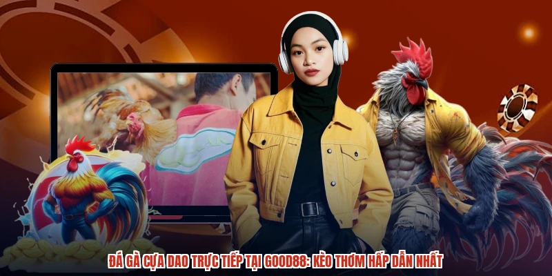 Đá Gà Cựa Dao Trực Tiếp Tại GOOD88: Kèo Thơm Hấp Dẫn Nhất