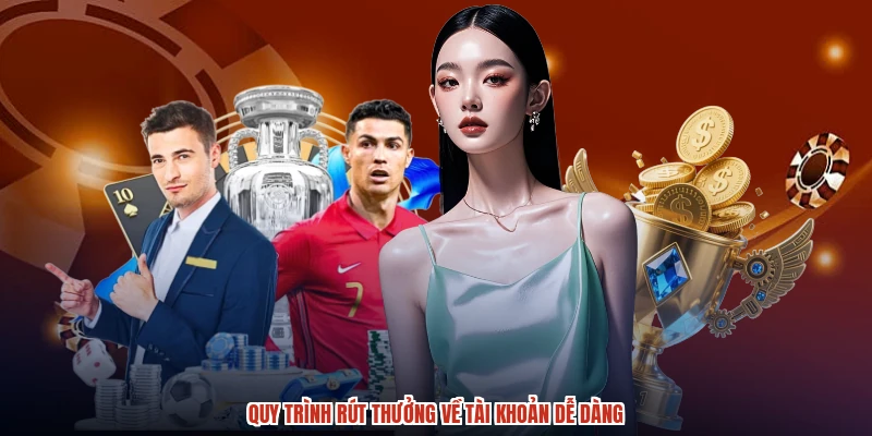 Quy trình rút thưởng về tài khoản dễ dàng